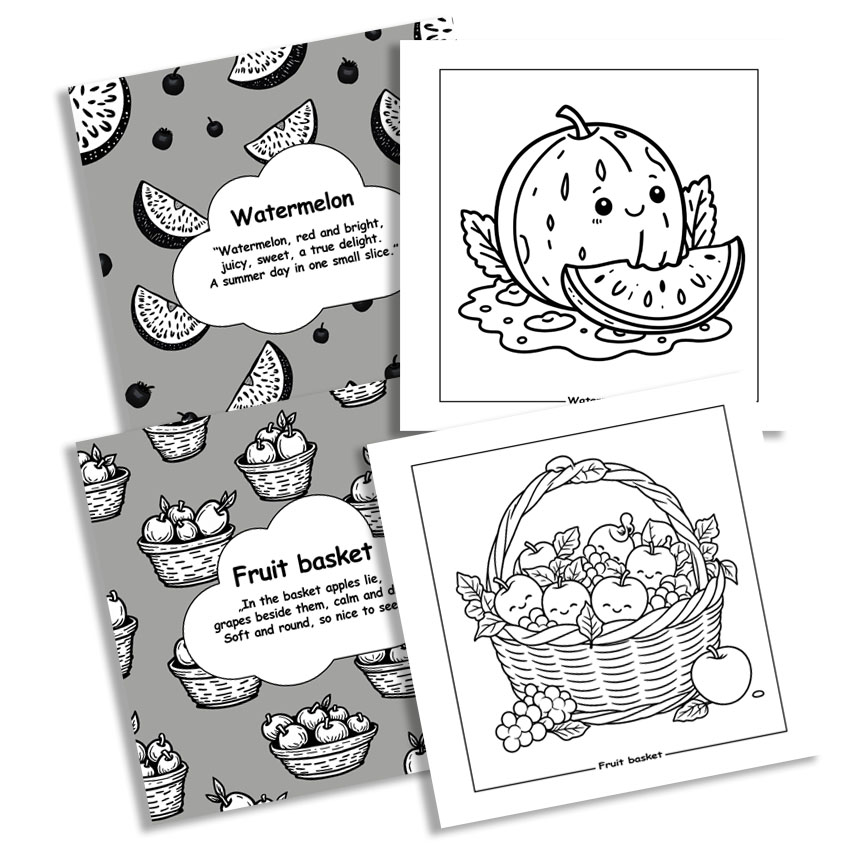 4 fruits en web